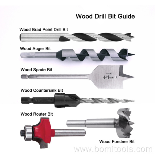 HSS Fully Ground Crown Brad Point Drill Bit